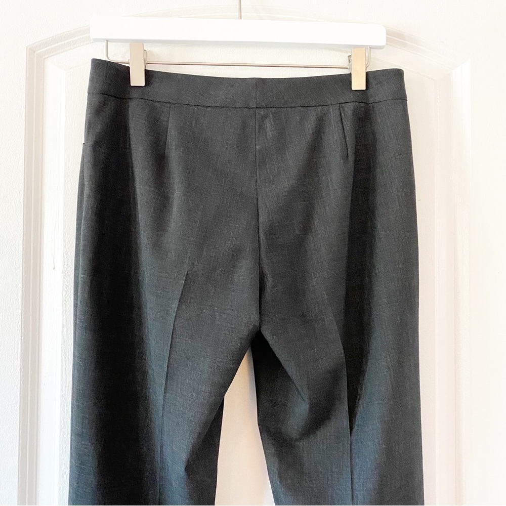 LAFAYETTE 148 Gray Wool Blend Trousers Size 0 Career - Picture 7 of 9